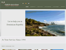 Tablet Screenshot of patriciadelarosa.com